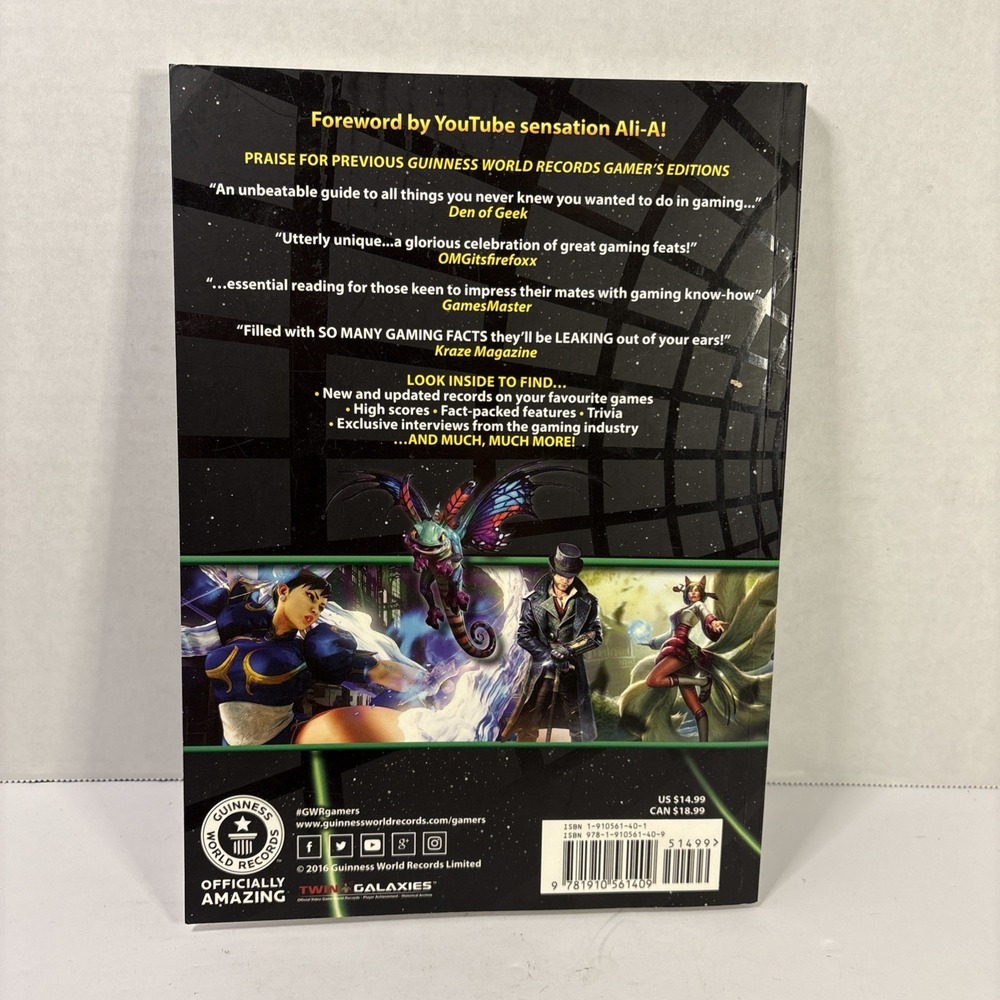 Guinness World Records 2017 Gamer's Edition Paperback Star Wars Special Ali-A - Picture 4 of 4
